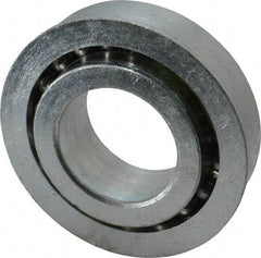 Value Collection - 1" Bore Diam, 2" OD, Open Unground Full Complement Radial Ball Bearing - With Flange, 1 Row, Round Bore, 1,384 Lb Dynamic Capacity - Americas Industrial Supply