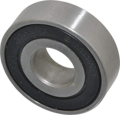 Value Collection - 5/8" Bore Diam, 1-5/8" OD, Double Seal Unground Retainer Type Radial Ball Bearing - 1/2" Wide, 1 Row, Round Bore, 1,171 Lb Dynamic Capacity - Americas Industrial Supply
