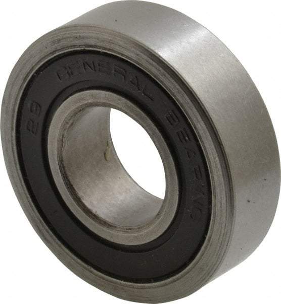 Value Collection - 3/4" Bore Diam, 1-3/4" OD, Double Seal Unground Retainer Type Radial Ball Bearing - 1/2" Wide, 1 Row, Round Bore, 1,171 Lb Dynamic Capacity - Americas Industrial Supply