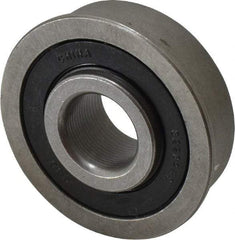 Value Collection - 1/2" Bore Diam, 1-3/8" OD, Double Seal Unground Retainer Type Radial Ball Bearing - With Flange, 1 Row, Round Bore, 915 Lb Dynamic Capacity - Americas Industrial Supply