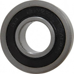 Value Collection - 3/4" Bore Diam, 1-5/8" OD, Double Seal Unground Retainer Type Radial Ball Bearing - With Flange, 1 Row, Round Bore, 1,171 Lb Dynamic Capacity - Americas Industrial Supply