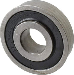 Value Collection - 3/4" Bore Diam, 2" OD, Double Seal Unground Retainer Type Radial Ball Bearing - With Flange, 1 Row, Round Bore, 1,749 Lb Dynamic Capacity - Americas Industrial Supply