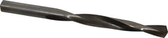 Interstate - 3/8" 130° High Speed Steel Jobber Drill - Bright Finish, Right Hand Cut, Spiral Flute, Straight Shank, 5" OAL, Standard Point - Americas Industrial Supply