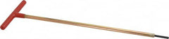 Made in USA - 5/32" Hex, T-Handle, Hex Key - 12" OAL, Chromalloy Steel, Inch System of Measurement - Americas Industrial Supply