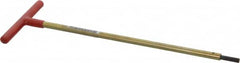 Made in USA - 7/32" Hex, T-Handle, Hex Key - 12" OAL, Chromalloy Steel, Inch System of Measurement - Americas Industrial Supply