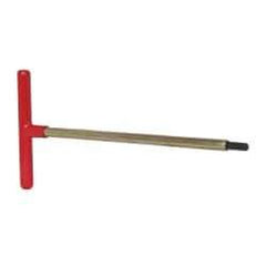 Made in USA - 5/16" Hex, T-Handle, Hex Key - 12" OAL, Chromalloy Steel, Inch System of Measurement - Americas Industrial Supply