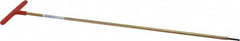 Made in USA - 1/8" Hex, T-Handle, Hex Key - 18" OAL, Chromalloy Steel, Inch System of Measurement - Americas Industrial Supply