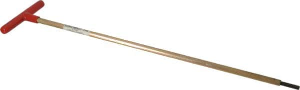 Made in USA - 7/32" Hex, T-Handle, Hex Key - 18" OAL, Chromalloy Steel, Inch System of Measurement - Americas Industrial Supply