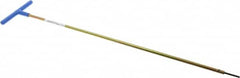 Made in USA - 3mm Hex, T-Handle, Hex Key - 18" OAL, Chromalloy Steel, Metric System of Measurement - Americas Industrial Supply