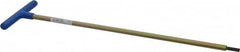 Made in USA - 6mm Hex, T-Handle, Hex Key - 18" OAL, Chromalloy Steel, Metric System of Measurement - Americas Industrial Supply