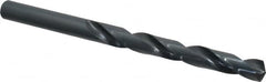 Interstate - 17mm 118° Spiral Flute High Speed Steel Taper Length Drill Bit - Americas Industrial Supply