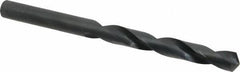 Interstate - 18.5mm, 118° Point, Spiral Flute, High Speed Steel Taper Length Drill Bit - Oxide Finish, 162mm Flute Length, 247mm OAL - Americas Industrial Supply