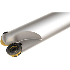 Iscar - 0.87" Cutting Diam, 1" Shank Diam, 1-1/4" Max Depth of Cut, Straight Shank Indexable Copy End Mill - 4 Inserts, RXCR, RXCW, RXMT 10 Insert, ER Toolholder - Americas Industrial Supply