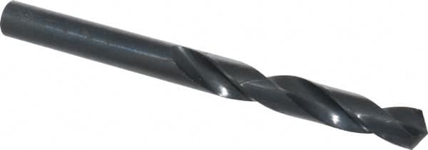 Interstate - 23.5mm 118° Spiral Flute High Speed Steel Taper Length Drill Bit - Americas Industrial Supply