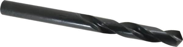 Interstate - 24mm, 118° Point, Spiral Flute, High Speed Steel Taper Length Drill Bit - Oxide Finish, 185mm Flute Length, 282mm OAL - Americas Industrial Supply