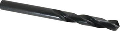 Interstate - 24mm, 118° Point, Spiral Flute, High Speed Steel Taper Length Drill Bit - Oxide Finish, 185mm Flute Length, 282mm OAL - Americas Industrial Supply