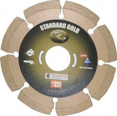 Core Cut - 4" Diam, 20mm Arbor Hole Diam, Wet & Dry Cut Saw Blade - Diamond-Tipped, Standard Round Arbor - Americas Industrial Supply