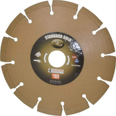 Core Cut - 6" Diam, 20mm Arbor Hole Diam, Wet & Dry Cut Saw Blade - Diamond-Tipped, Standard Round Arbor - Americas Industrial Supply