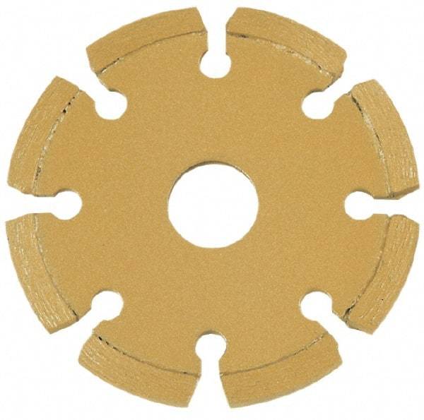 Core Cut - 4" Diam, 20mm Arbor Hole Diam, Wet & Dry Cut Saw Blade - Diamond-Tipped, Standard Round Arbor - Americas Industrial Supply