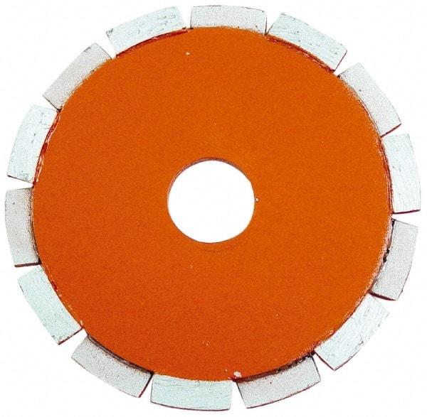 Core Cut - 4" Diam, 20mm Arbor Hole Diam, Wet & Dry Cut Saw Blade - Diamond-Tipped, Standard Round Arbor - Americas Industrial Supply