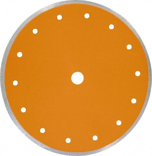 Core Cut - 7" Diam, 5/8" Arbor Hole Diam, Wet & Dry Cut Saw Blade - Diamond-Tipped, Standard Round Arbor - Americas Industrial Supply