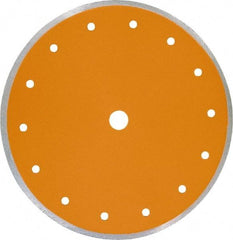 Core Cut - 7" Diam, 5/8" Arbor Hole Diam, Wet & Dry Cut Saw Blade - Diamond-Tipped, Standard Round Arbor - Americas Industrial Supply