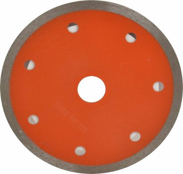 Core Cut - 4" Diam, 5/8" Arbor Hole Diam, Wet & Dry Cut Saw Blade - Diamond-Tipped, Standard Round Arbor - Americas Industrial Supply