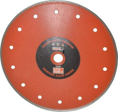 Core Cut - 8" Diam, 5/8" Arbor Hole Diam, Wet & Dry Cut Saw Blade - Diamond-Tipped, Standard Round Arbor - Americas Industrial Supply