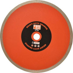 Core Cut - 7" Diam, 5/8" Arbor Hole Diam, Wet & Dry Cut Saw Blade - Diamond-Tipped, Standard Round Arbor - Americas Industrial Supply