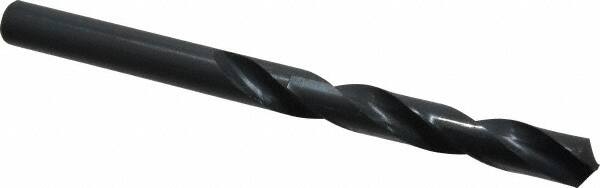 Interstate - 25/32" 118° Spiral Flute High Speed Steel Taper Length Drill Bit - Americas Industrial Supply