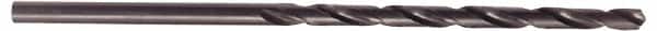 Cleveland - 0.6693", 118° Point, Spiral Flute, High Speed Steel Taper Length Drill Bit - Oxide Finish, 5.866" Flute Length, 9-1/4" OAL, Series 2510 - Americas Industrial Supply