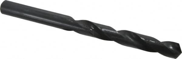 Interstate - 13/16" 118° Spiral Flute High Speed Steel Taper Length Drill Bit - Americas Industrial Supply