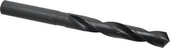 Interstate - 1", 118° Point, Spiral Flute, High Speed Steel Taper Length Drill Bit - Oxide Finish, 6-1/4" Flute Length, 11" OAL - Americas Industrial Supply