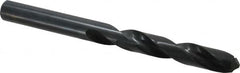Interstate - 1-1/64", 118° Point, Spiral Flute, High Speed Steel Taper Length Drill Bit - Oxide Finish, 6-1/2" Flute Length, 11-1/8" OAL - Americas Industrial Supply