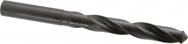 Interstate - 1-3/64", 118° Point, Spiral Flute, High Speed Steel Taper Length Drill Bit - Bright Finish, 6-5/8" Flute Length, 11-1/4" OAL, Series 310 - Americas Industrial Supply
