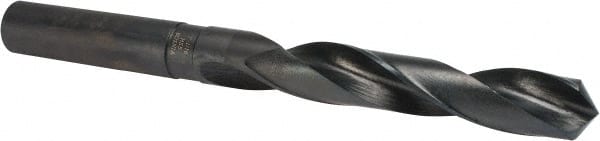 Interstate - 1-1/16" 118° Spiral Flute High Speed Steel Taper Length Drill Bit - Americas Industrial Supply