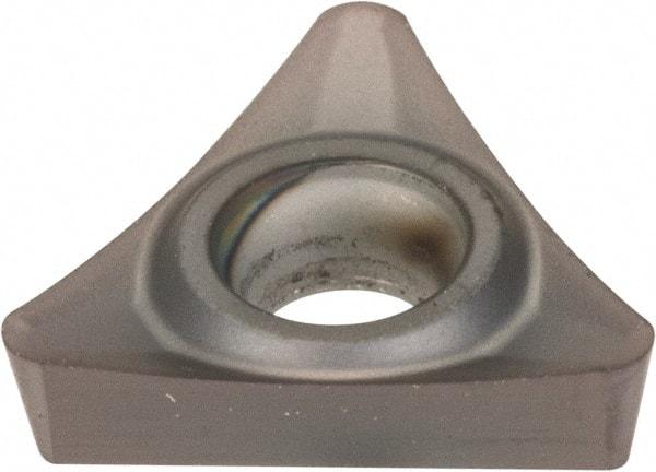 Kennametal - TPGT21.52 HP Grade KC5010 Carbide Turning Insert - TiAlN Finish, 60° Triangle, 1/4" Inscr Circle, 3/32" Thick, 1/32" Corner Radius - Americas Industrial Supply