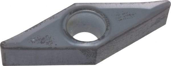 Kennametal - VBGT332 HP Grade KC5010 Carbide Turning Insert - TiAlN Finish, 35° Diamond, 3/8" Inscr Circle, 3/16" Thick, 1/32" Corner Radius - Americas Industrial Supply