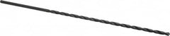 Interstate - 3/16" 118° 2-Flute High Speed Steel Extra Length Drill Bit - Exact Industrial Supply