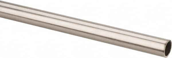 Made in USA - 6' Long, 1/2" OD, 304 Stainless Steel Tube - 0.035" Wall Thickness - Americas Industrial Supply