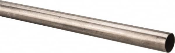 Made in USA - 6' Long, 1" OD, 304 Stainless Steel Tube - 0.035" Wall Thickness - Americas Industrial Supply