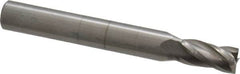 OSG - 7/32", 7/16" LOC, 1/4" Shank Diam, 2" OAL, 4 Flute, Solid Carbide Square End Mill - Single End, Uncoated, Spiral Flute, 30° Helix, Centercutting, Right Hand Cut, Right Hand Flute, Series 414 - Americas Industrial Supply