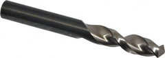 Walter-Titex - 27/64" 130° Parabolic Flute Vanadium High Speed Steel Screw Machine Drill Bit - Bright Finish, Right Hand Cut, 1-27/32" Flute Length, 3-3/4" OAL, Split Point, Straight Shank - Americas Industrial Supply