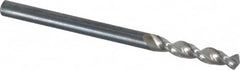 Walter-Titex - 0.1378" 130° Parabolic Flute Vanadium High Speed Steel Screw Machine Drill Bit - Bright Finish, Right Hand Cut, 25/32" Flute Length, 2-1/16" OAL, Split Point, Straight Shank - Americas Industrial Supply