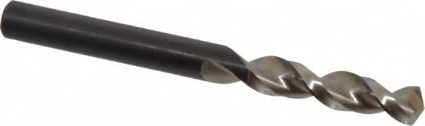 Walter-Titex - 0.2717" 130° Parabolic Flute Vanadium High Speed Steel Screw Machine Drill Bit - Bright Finish, Right Hand Cut, 34mm Flute Length, 2-29/32" OAL, Split Point, Straight Shank - Americas Industrial Supply