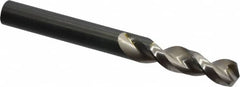 Walter-Titex - 0.3268" 130° Parabolic Flute Vanadium High Speed Steel Screw Machine Drill Bit - Bright Finish, Right Hand Cut, 1-7/16" Flute Length, 3-1/8" OAL, Split Point, Straight Shank - Americas Industrial Supply