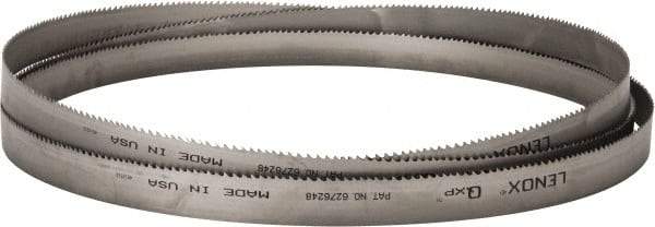 Lenox - 4 to 6 TPI, 15' 4" Long x 1-1/4" Wide x 0.042" Thick, Welded Band Saw Blade - Bi-Metal, Toothed Edge, Raker Tooth Set, Flexible Back, Contour Cutting - Americas Industrial Supply