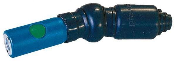 Prevost - 1/4 Female NPT European High Flow Pneumatic Hose Free Angle Ball Swivel Coupling (with Boot) - Composite, 7.2mm Body Diam - Americas Industrial Supply
