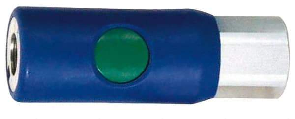 Prevost - 1/2 Female NPT European High Flow Pneumatic Hose Coupler - Composite, 7.2mm Body Diam - Americas Industrial Supply
