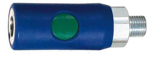 Prevost - 3/8 Male NPT European High Flow Pneumatic Hose Coupler - Composite, 7.2mm Body Diam - Americas Industrial Supply